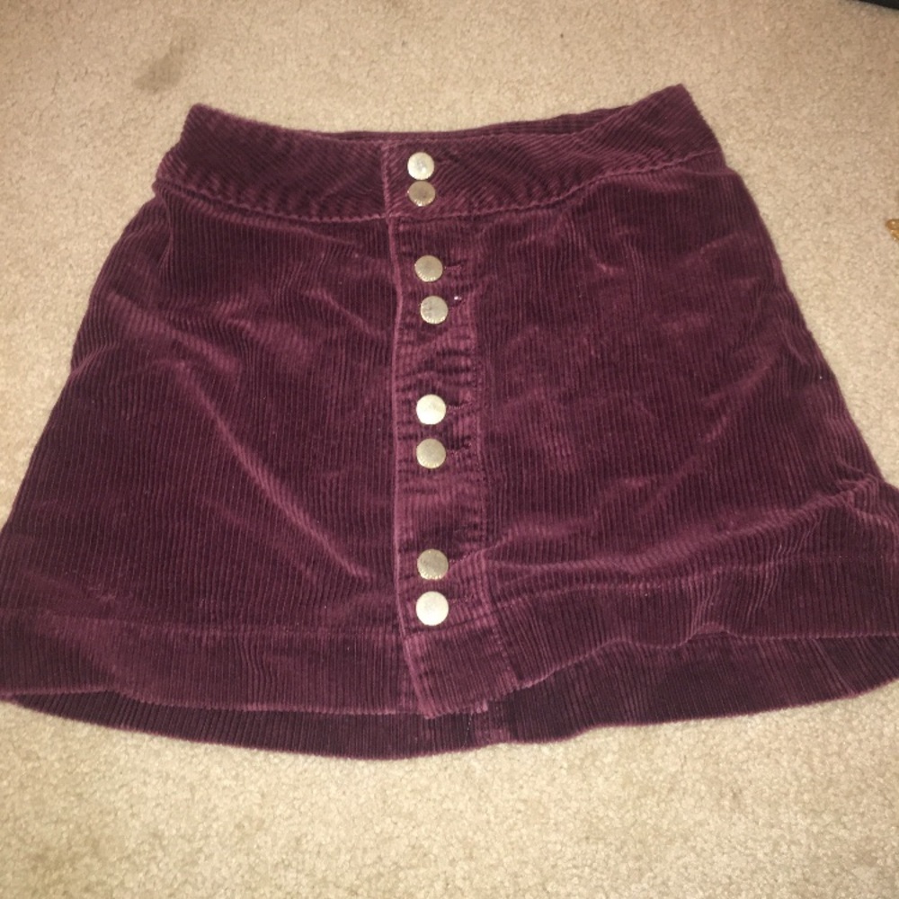 Abercrombie corduroy skirt